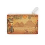 Egyptian Hieroglyph Mini Clutch Bag — Ancient Symbol Accent Purse