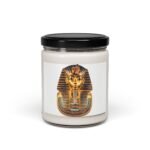 Egyptian Pharaoh Scented Soy Candle — 9oz Tutankhamun-Inspired Aromatic Jar