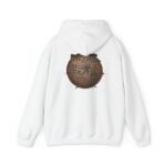 Egyptian Eye Hoodie — Ancient Hieroglyph Circle Back Graphic Hooded Sweatshirt