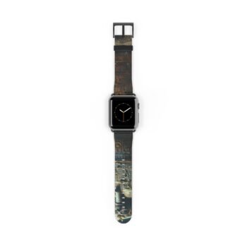 Egyptian Pattern Watch Band — Hieroglyphic-Inspired Replacement Strap