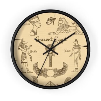 Egyptian Wall Clock – Ancient Egypt Home Decor | PharaohCraft