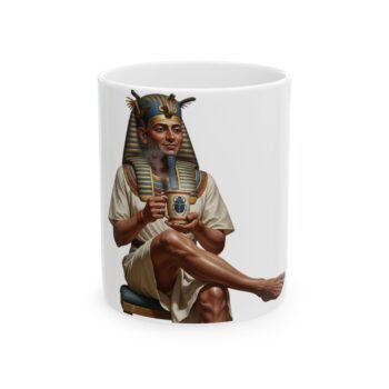 Pharaoh Coffee Mug – Relaxing Egyptian King Tea Cup (11oz & 15oz)