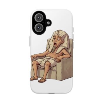 Phone Case — Funny Tired Pharaoh Illustration