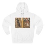 Egyptian-Style Three-Panel Fleece Hoodie