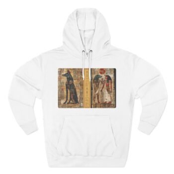 Egyptian-Style Three-Panel Fleece Hoodie