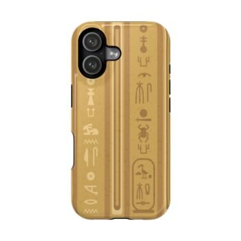 Holographic Egyptian Phone Case — Impact-Resistant