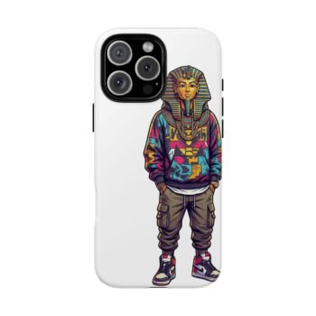 Pharaoh Streetwear Tough Phone Case — Urban Egyptian King Graphic iPhone Cover