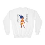 Kids Egyptian Pharaoh Crewneck Sweatshirt – Cute Cartoon Anubis Design